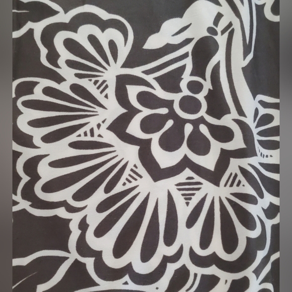 INC International Concepts Floral Halter Top With Sequins Grey & White Size M - Picture 5 of 6